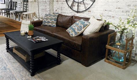 Fixer Upper Leather Sofa
